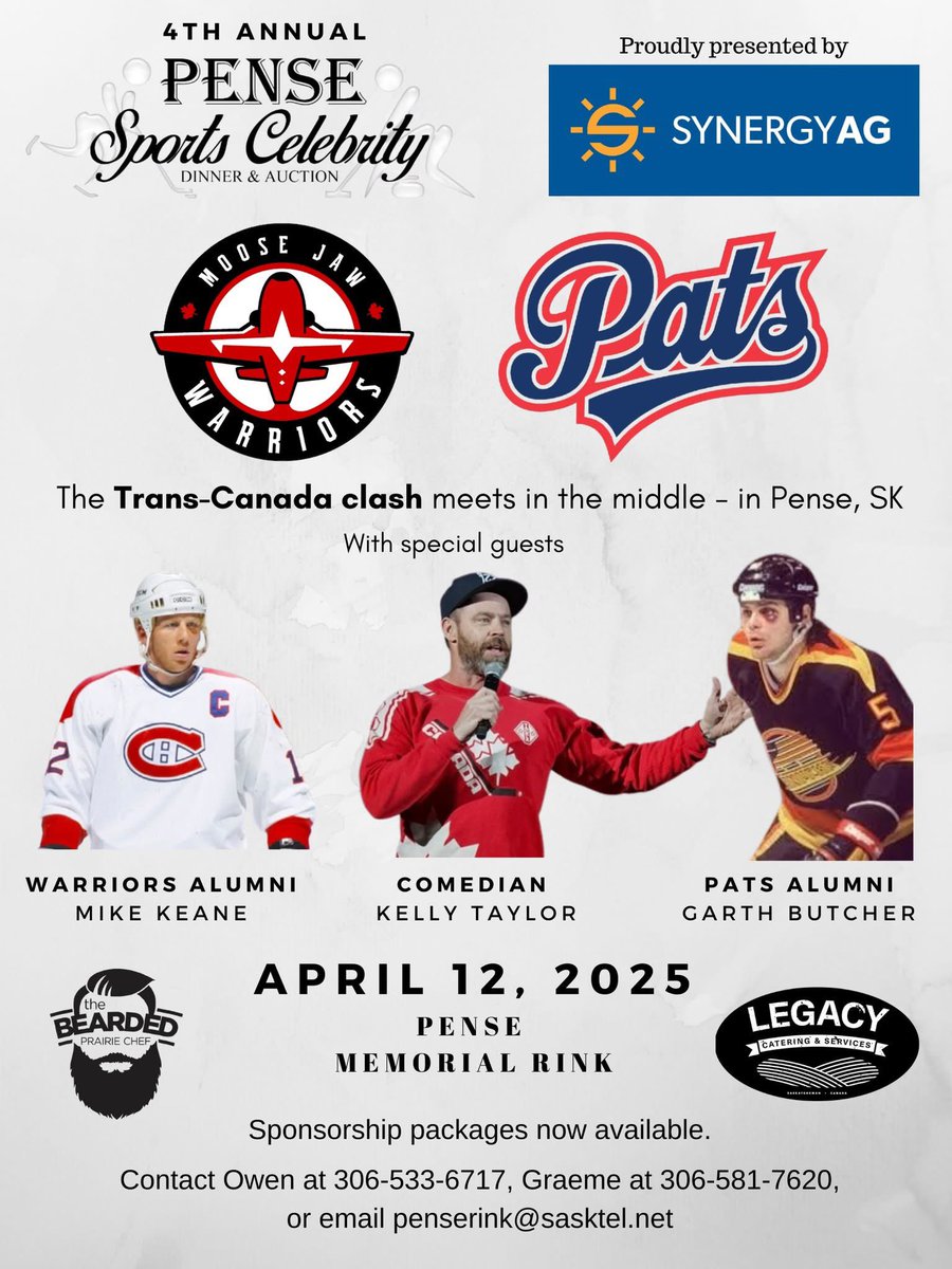 Mike Keane at the Pense Celebrity Sports Dinner? Go get those Rookie cards signed.