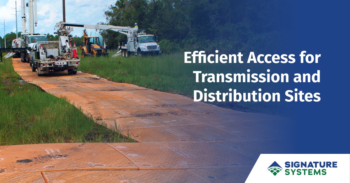 SignatureSystem's tweet image. From power line repairs to new infrastructure projects, reliable access is key.

When the job demands durability, we deliver.

hubs.li/Q0394WYp0

#T&amp;amp;D #SiteAccess