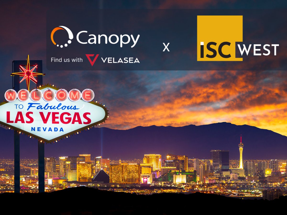 ISC West 2025 is next week in Las Vegas, and Canopy will be there!

👋 Reach out and let's schedule time to meet → gocanopy.com/events/isc-wes…

👉 Find us with <a href="/velaseasystems/">Velasea</a> on April 2–3 in the technology room at The Venetian Expo, Marco Polo No. 705

See you there!