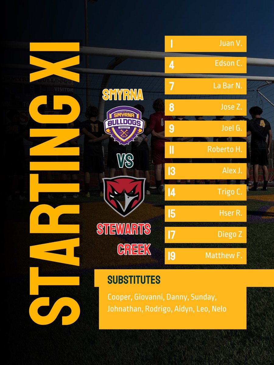 smyrna_soccer's tweet photo. The battle for the Mayor’s Cup is tonight @ SHS! SHS students with letterman jackets get free admission. We need that stadium full of support for the boys tonight! #onlyoneshs 
@smyrnaathletics @SmyrnaBulldog https://t.co/BIpHTaQMoj
