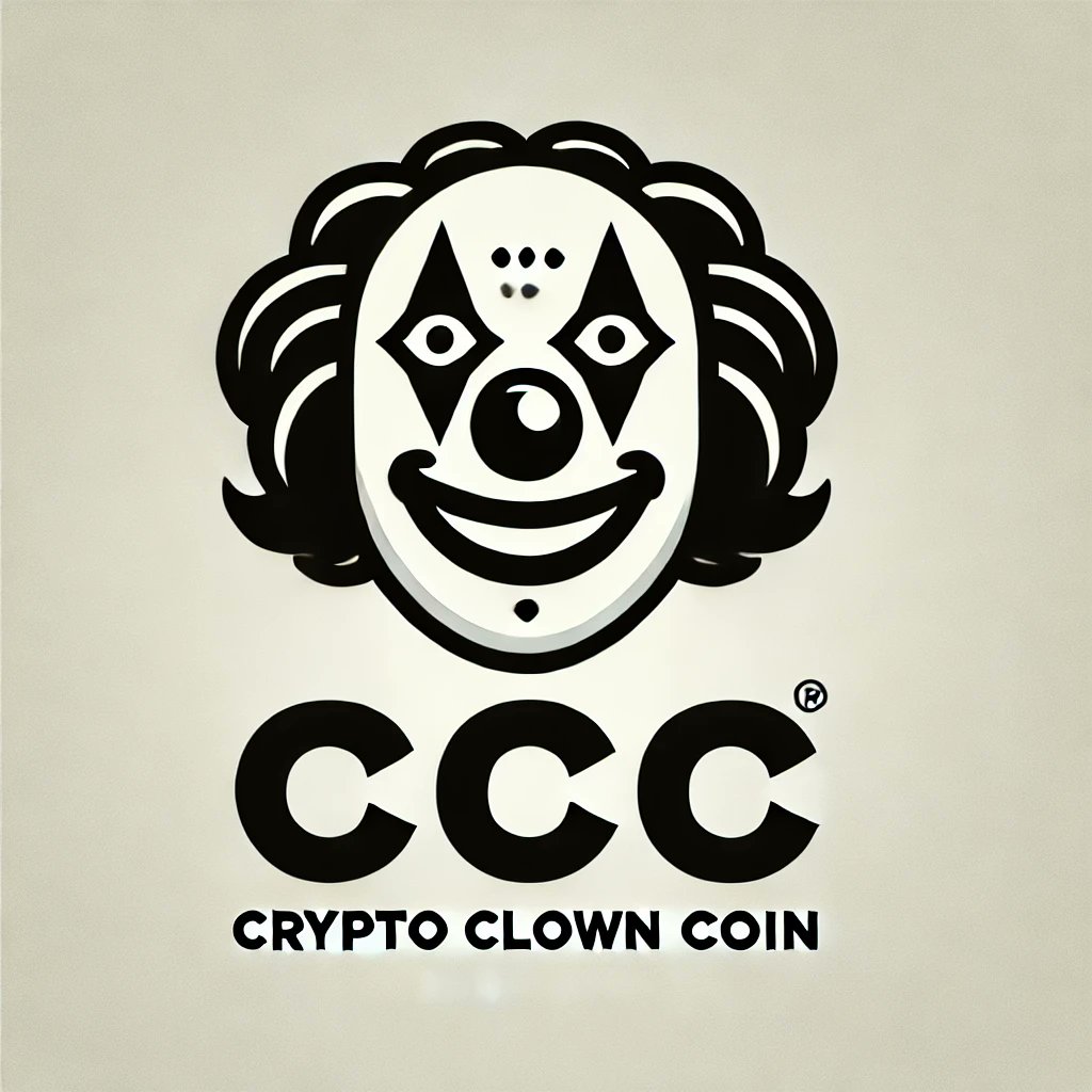 Big news! 
Crypto Clown Coin (CCC) is LIVE and ready to trade! 
🚀💥 The clownish revolution has begun, and now YOU can be part of it. Get ready for laughs, chaos, and some serious fun in the crypto space. 😆💰
Don’t miss out on the madness – get yours now! #CryptoClownCoin