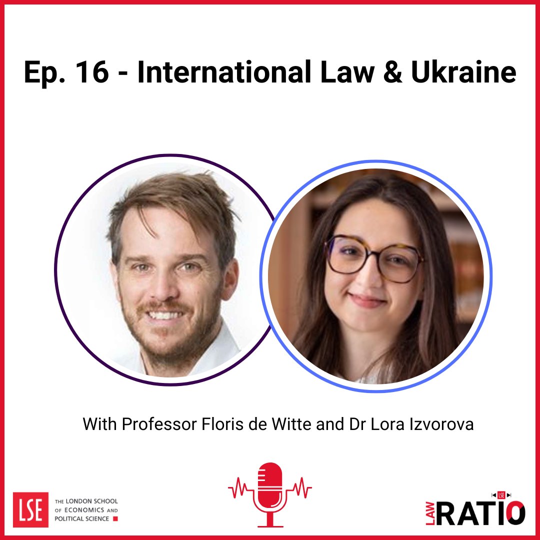 Ratio Law Podcast (@lseratio) on Twitter photo 🚨 Ep. 16 of Ratio is live! Listen to an illuminating discussion on how international law can explain the war in Ukraine, and the way international law may come to operate moving forward. <a href="/LSELaw/">LSE Law School</a>
Spotify: open.spotify.com/episode/5xKAO6…
Apple Podcasts: podcasts.apple.com/gb/podcast/rat… 🚨 Ep. 16 of Ratio is live! Listen to an illuminating discussion on how international law can explain the war in Ukraine, and the way international law may come to operate moving forward. <a href="/LSELaw/">LSE Law School</a>
Spotify: open.spotify.com/episode/5xKAO6…
Apple Podcasts: podcasts.apple.com/gb/podcast/rat…