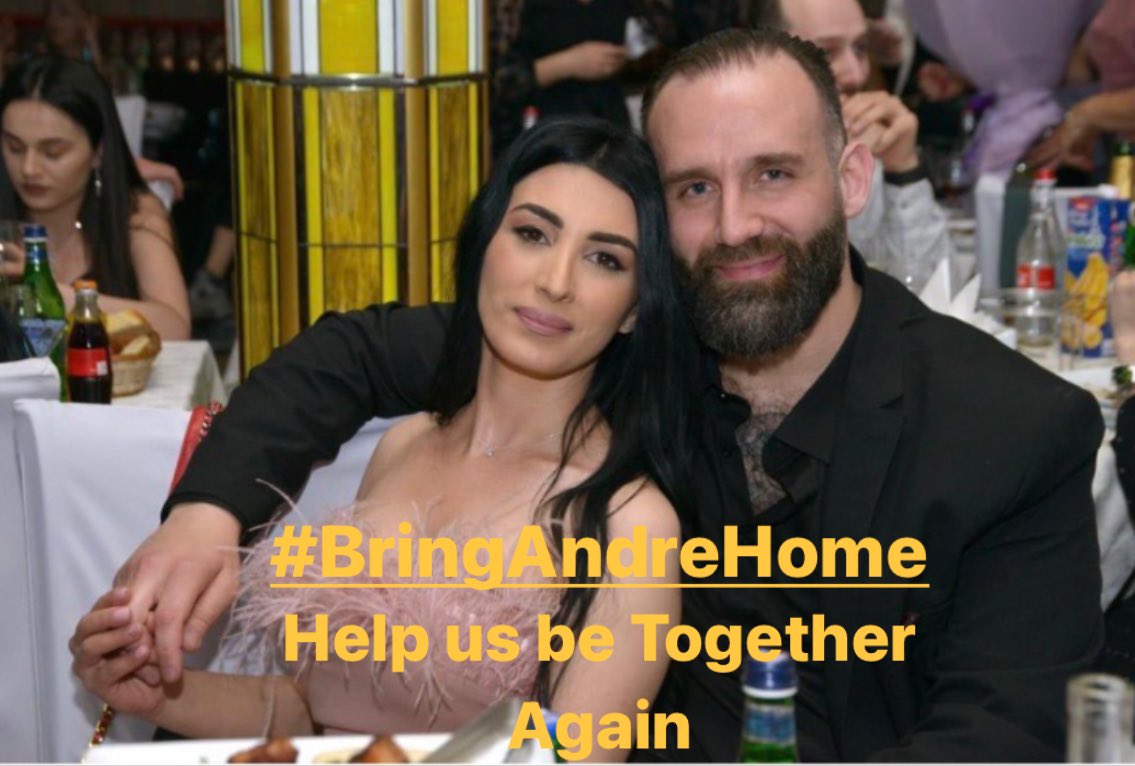 tatev84264's tweet photo. #My husband #AndreKhachatoorian #WrongfullyDetained in Russia since 2021. Andre needs To be Designated as #WrongfullyDetained. His health and life are deteriorating. @realDonaldTrump @SecRubio @StateSPEHA @aboehler please Designate Andre Wrongfully Detained and #bringHome🙏 https://t.co/pmNZw54Ly5