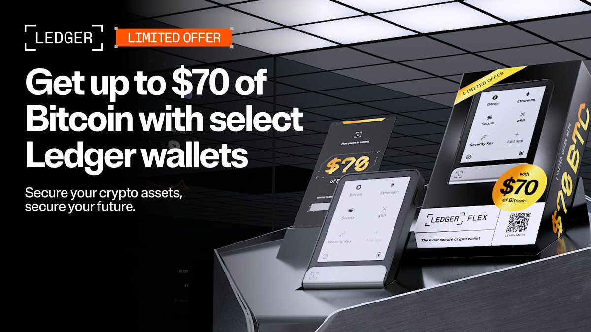 Secure Your Digital Assets & Get Up to $70 in BTC! For a limited time only,  from March 25th to April 3rd, get up to $70 in Bitcoin when you purchase a