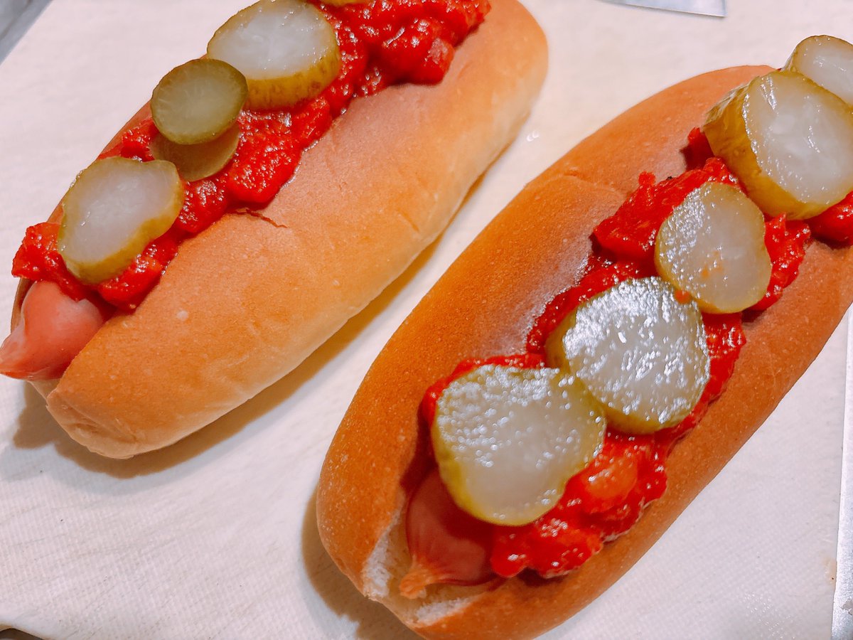 あさごパン🌭
朝がとにかく苦手なので寝る前に仕込んでチンするだけ、トーストするだけにしておきます😥