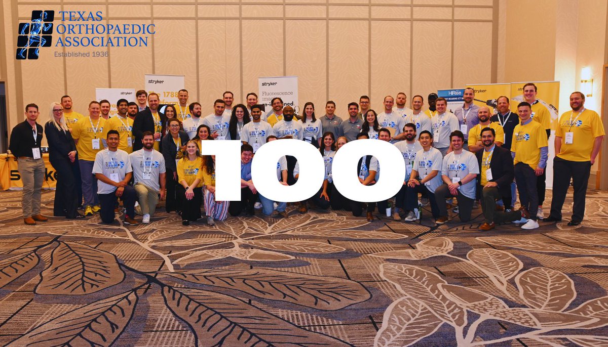 What if we told you that there's an orthopaedic society that will bring together over 100 residents and medical school students later this week to learn more about the future of orthopaedics?

Join TOA later this week in San Antonio. toa.org
