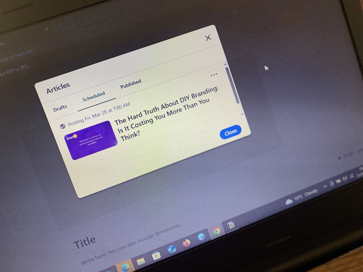 adetutudaniele's tweet photo. I just scheduled the 3rd Issue of “Brand Fix”, my biweekly LinkedIn newsletter series on branding and marketing.
It would be live on Friday by 7am, but in the meantime, you can catch up on previous editions here👇
https://t.co/OqTDykEOZn
#BrandManagement #Branding #BrandFix https://t.co/iUtIlrYH8t