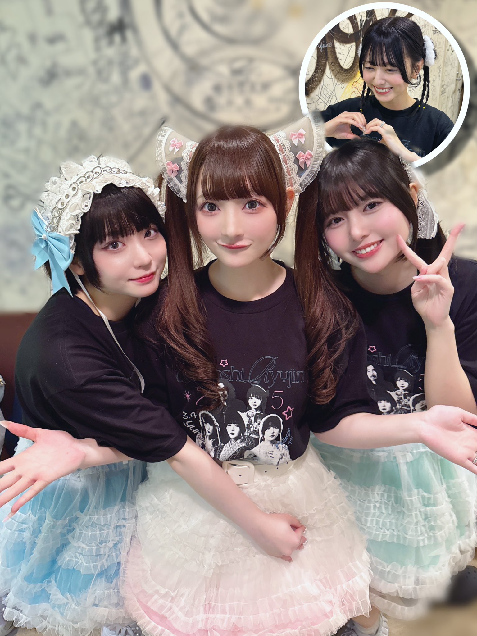 きゅるりんってしてみて チバゆな 生誕 ロンT L（チバゆな yuna