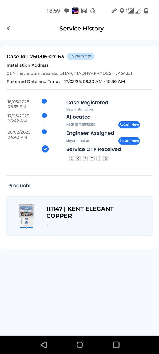 nit634's tweet photo. @KentROSystems  VERY BAD EXPERIENCE OF SERVICE ENGINEER OF KENT RO https://t.co/xla31XN8zN