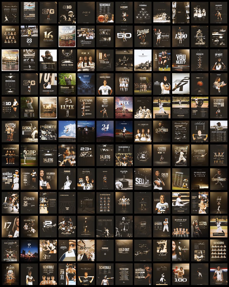 Today marks one full year as a Boiler! 🎉🚂

To celebrate here’s a small collection of 144 of my fav graphics from year one