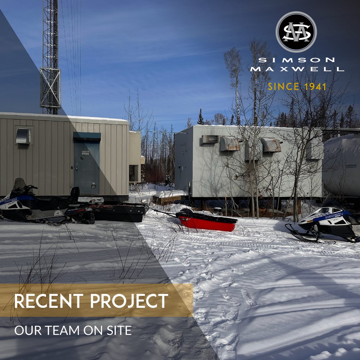 SimsonMaxwell's tweet image. Navigating 38km through the Northern Rockies on snowmobiles to reach a vital site—winter roads were impassable due to forest fires. We adapt to deliver reliable power solutions in the toughest conditions. 

#PoweringPossibilities #NoRoadNoProblem #SimsonMaxwell $CEI