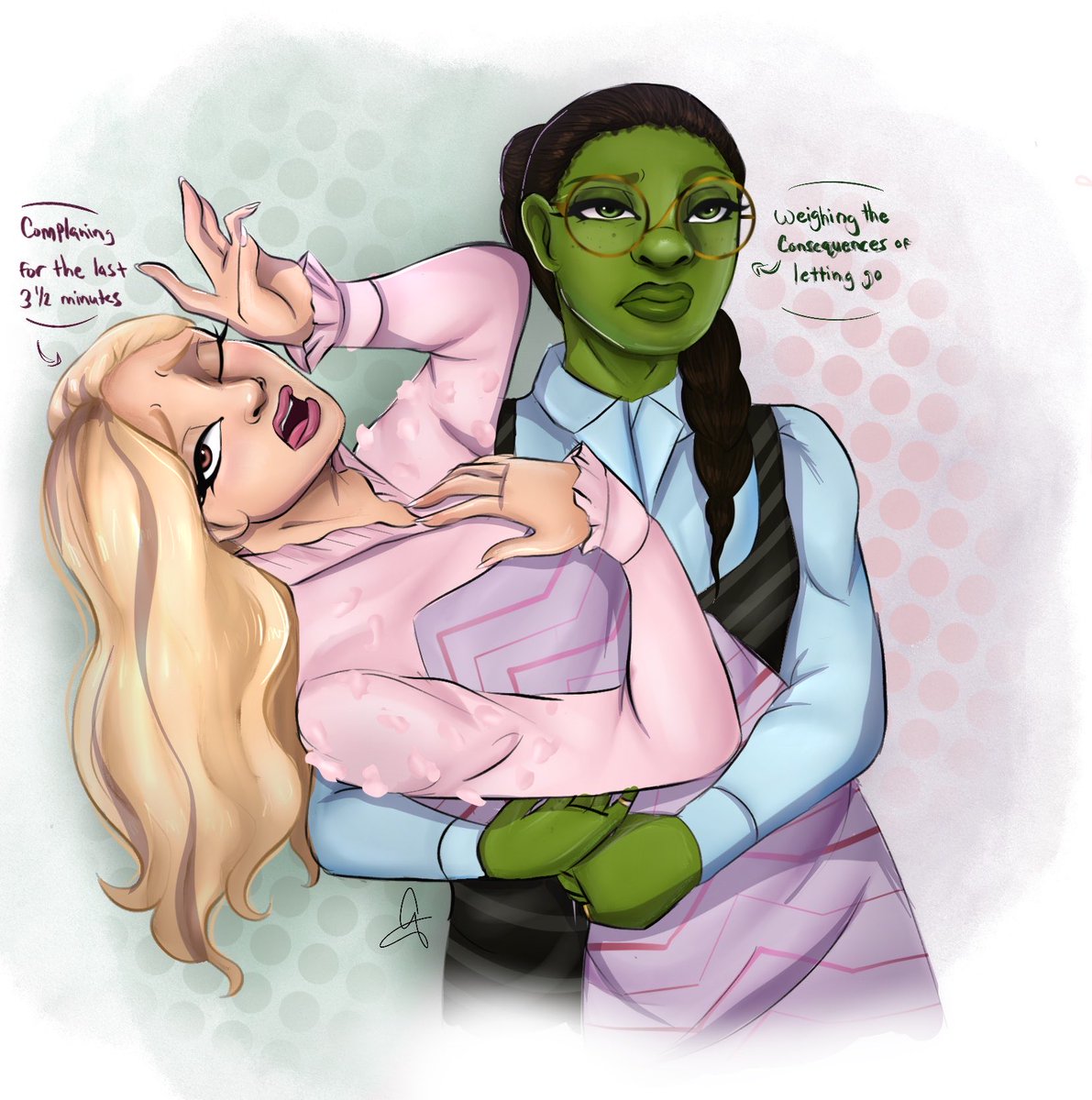 Walking that fine line between loathing and personal fainting couch #Wicked #Gelphie