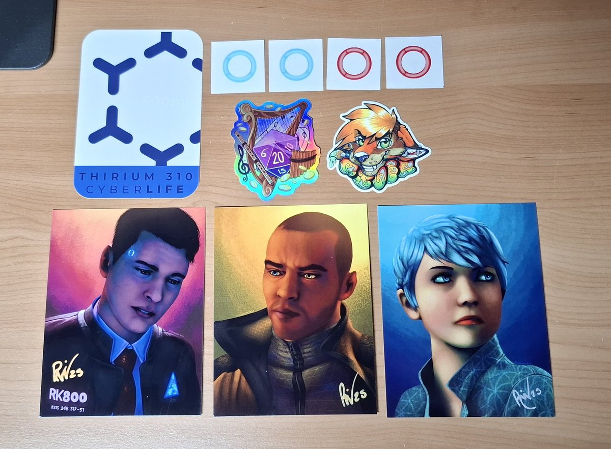 Thanks a ton for this wonderful art, <a href="/RiverbreakArt/">🇵🇸 Riverbreak 🏳️‍⚧️⭕💎</a> ! I'm so blessed to call you my friend 💕

#dbh #connordbh #DetroitBecomeHuman