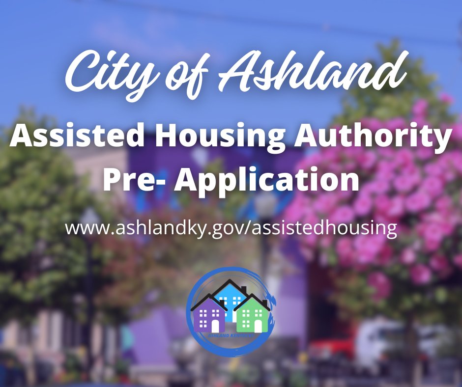 We now have a fillable version of our Assisted Housing Authority Pre-Application available on our website! Just fill it out online, submit it, and it will go straight to our Assisted Housing Department. You can find it here: ashlandky.gov/assistedhousing