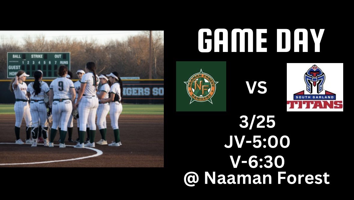🚨Game Day Post! 🚨

Vs. South Garland
🕠

#WAM 🌲