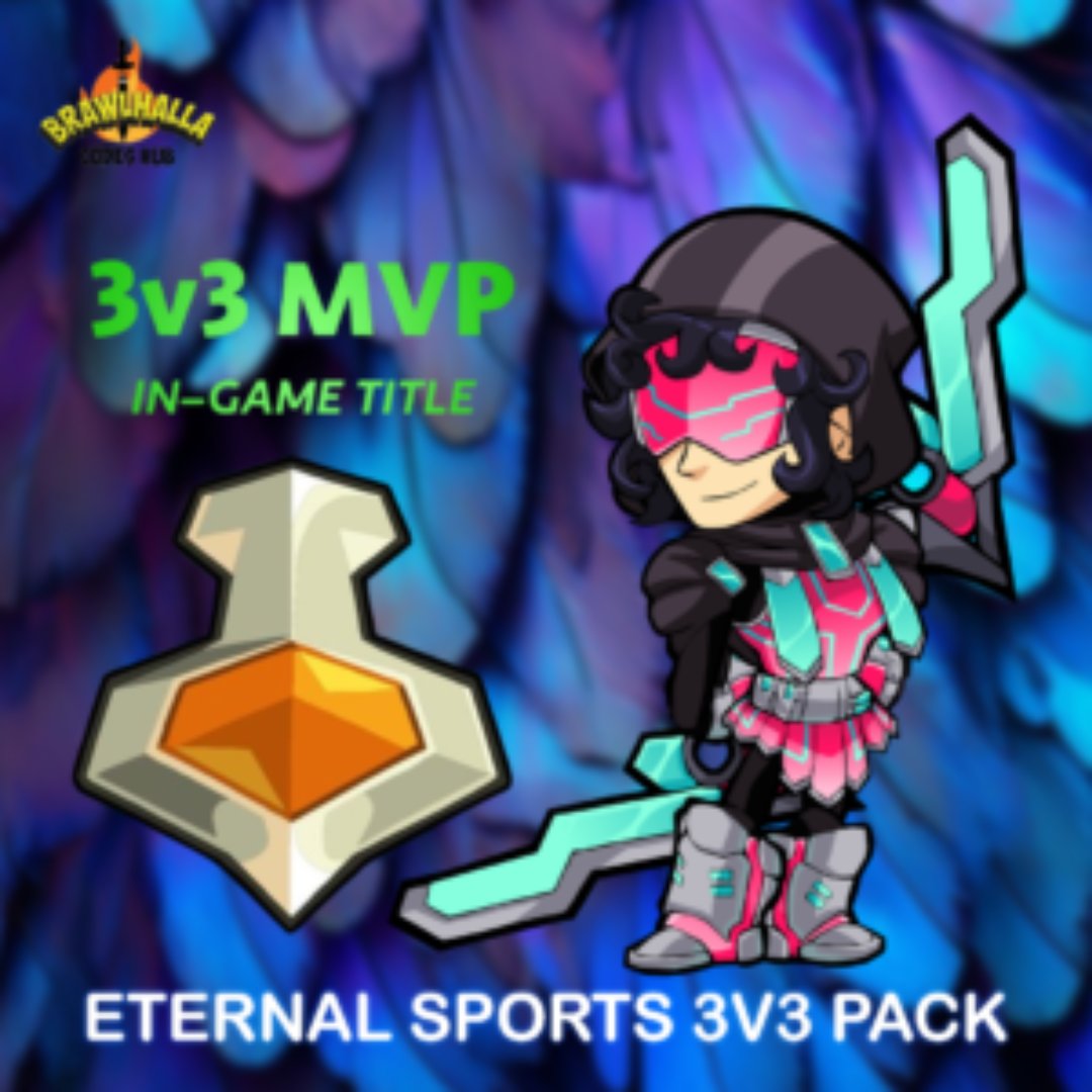 Brawlcodeshub's tweet image. Team up and dominate! The 3V3 Eternal Sports Pack is here.
Order Now!
#brawlhalla
#brawlhallacode
#brawlhallacodes
#brawlhallacodeshub
#brawlhallagame
#brawlhallagamingcodes
#brawlhallaemotes
#brawlhallaskins
#brawlhallaweapons
#brawlhallaswords
#brawlhallanewlegend
