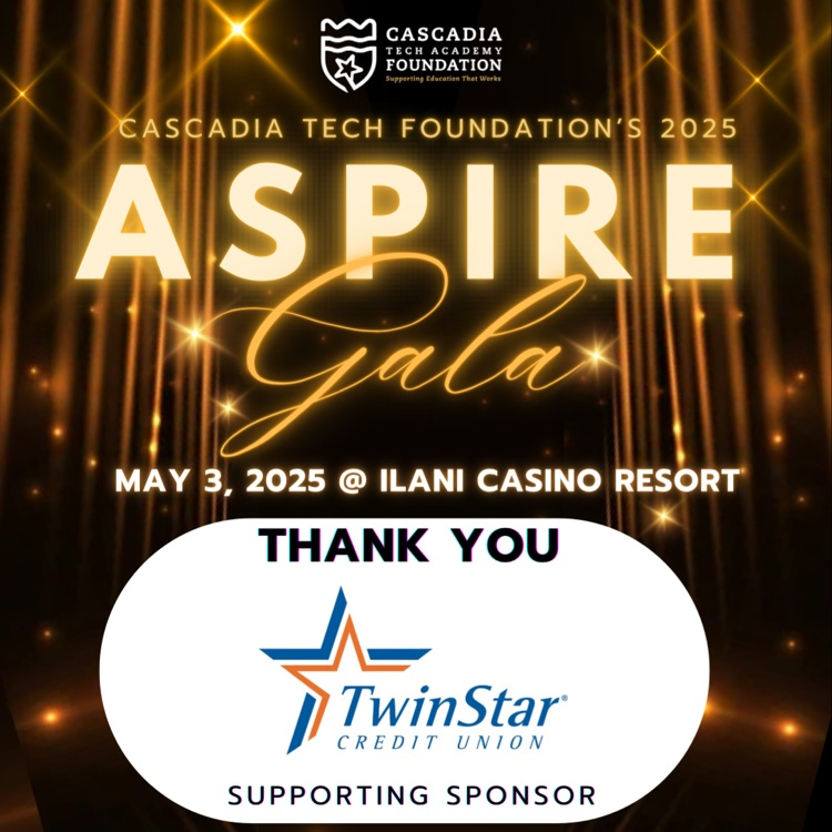CTAFoundation1's tweet photo. A very SPECIAL THANK YOU to TwinStar Credit Union for being one of our Annual Corporate Sponsors AND Supporting Sponsor for Cascadia Tech Foundation's ASPIRE Gala!  They were also on campus yesterday providing a coffee bar to all of our staff! ❤️ https://t.co/W7XYFCIRID