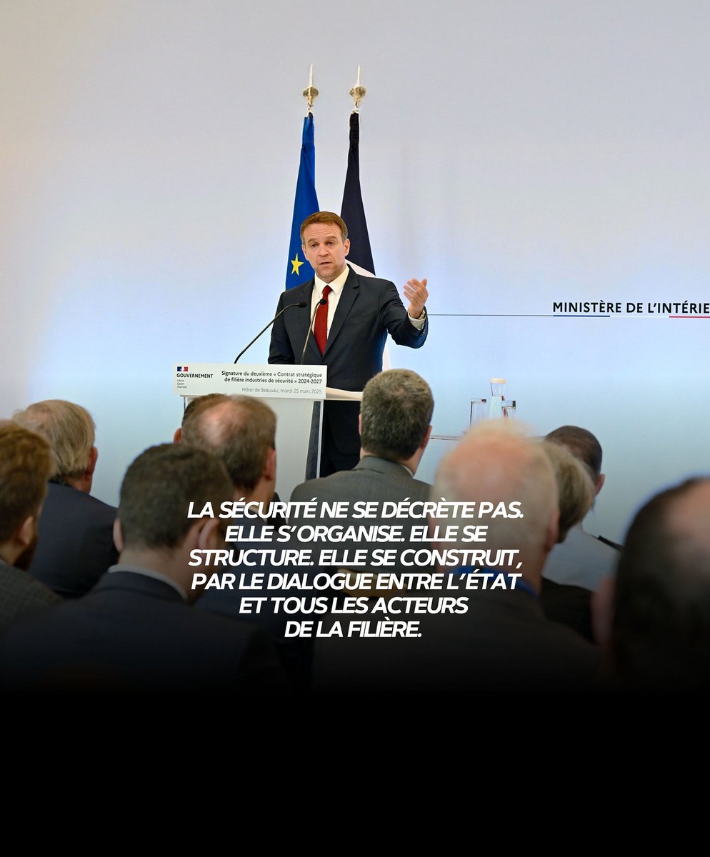 Une nouvelle avancée pour la filière industrie de sécurité : un secteur d’excellence industrielle, à forte valeur ajoutée et résolument tourné vers l’avenir.

Aujourd’hui plus que jamais, la sécurité est le socle de notre liberté, de notre souveraineté, mais aussi de notre