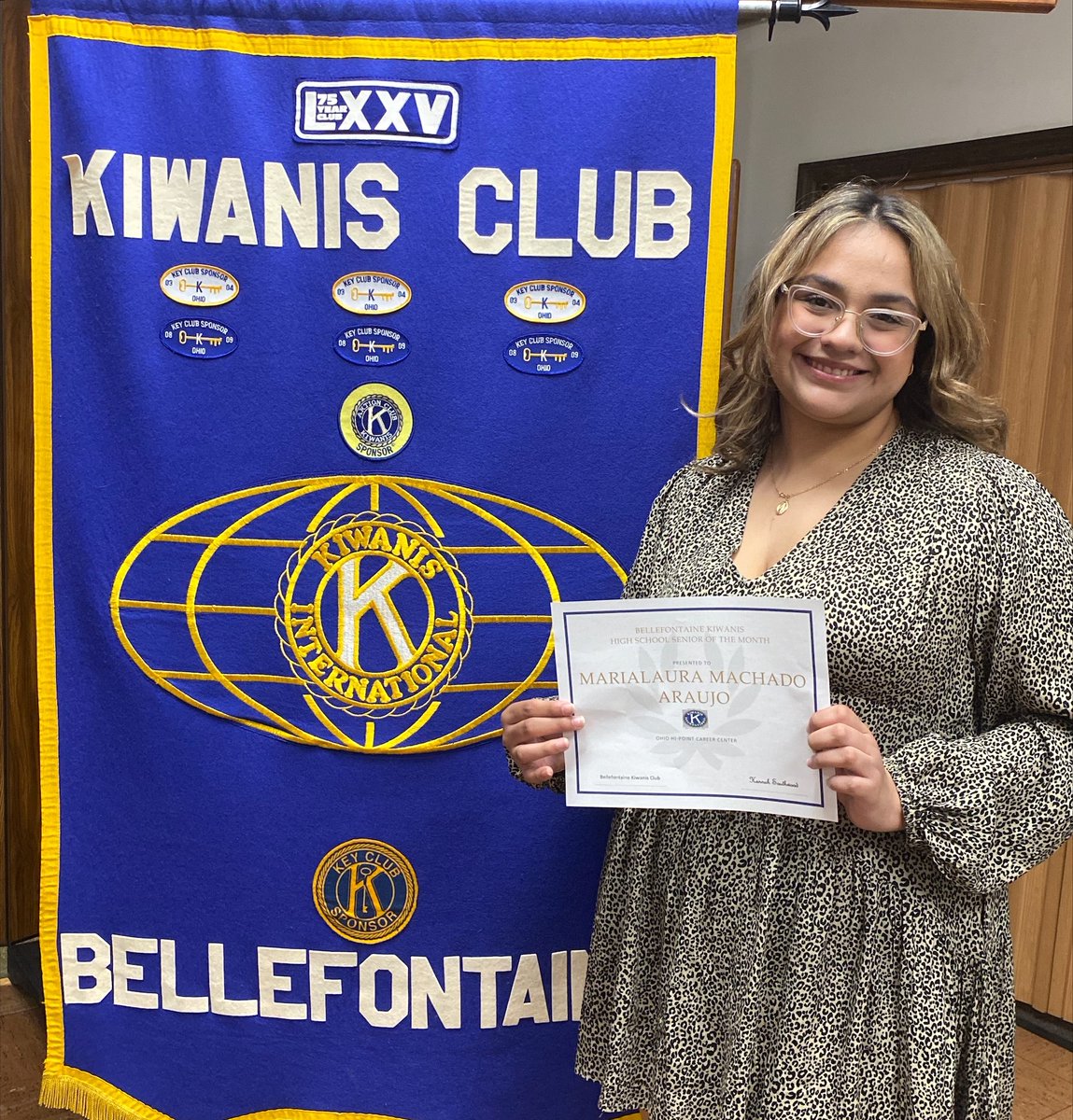 🎉 Congratulations to Maria Machado! 🎉 Maria, one of our MA students, has been named the Kiwanis Student of the Month for Ohio Hi-Point Career Center! 🌟 We are proud to have Maria as part of CHWP. Keep shining, Maria! 🌟
#CHWP #StudentSuccess #KiwanisStudentOfTheMonth