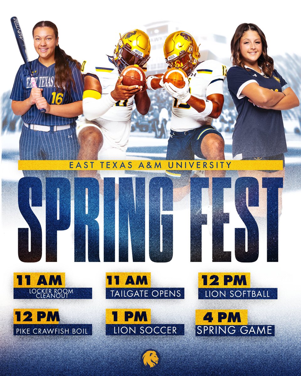 Mark Your Calendars for the Spring Fest on April 12, hope to see you there! #HailET