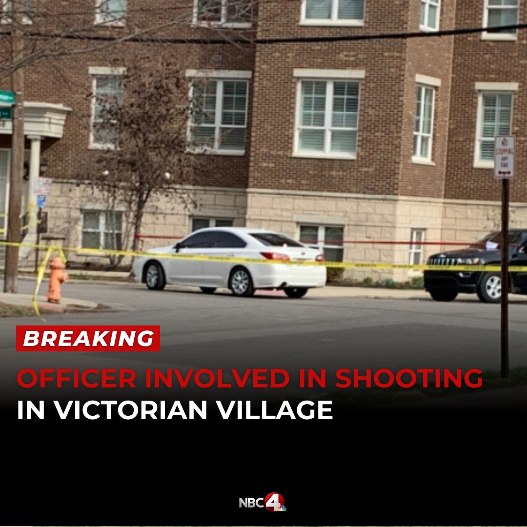 nbc4i's tweet photo. #BREAKING: An officer was involved in a shooting Tuesday morning in the Victorian Village neighborhood in north Columbus, according to Columbus police.  https://t.co/LOuA1HYsbh https://t.co/3cdJ3PZnvy