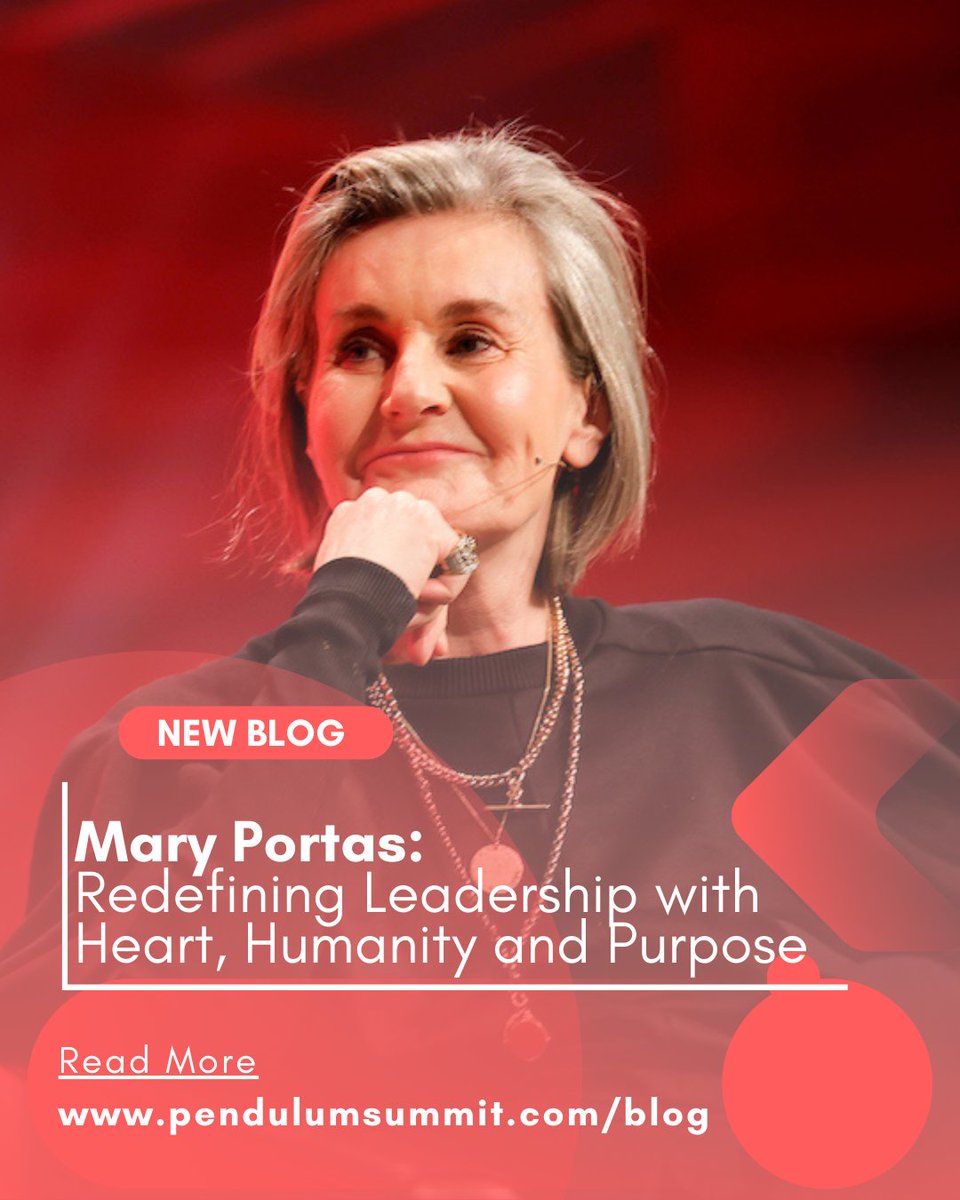 “The future belongs to those who bring their full humanity to work.”

Mary Portas lit up the Pendulum stage with a powerful call for purpose-driven leadership.

Read more in our latest blog:  pendulumsummit.com/mary-portas-re… 🔗

#PendulumSummit #MaryPortas