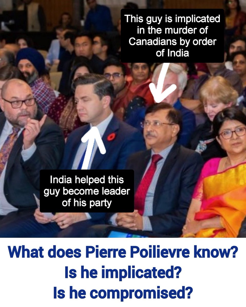 HenriAGS's tweet image. The people who helped Pierre Poilievre win the CPC leadership also orchestrated the murder of Canadian citizens on Canadian soil

He either knew or he suspected and his instinct was to protect own ass - NOT Canada but himself

He&apos;s unfit for office

#CanadaElection #cdnpoli #CSIS