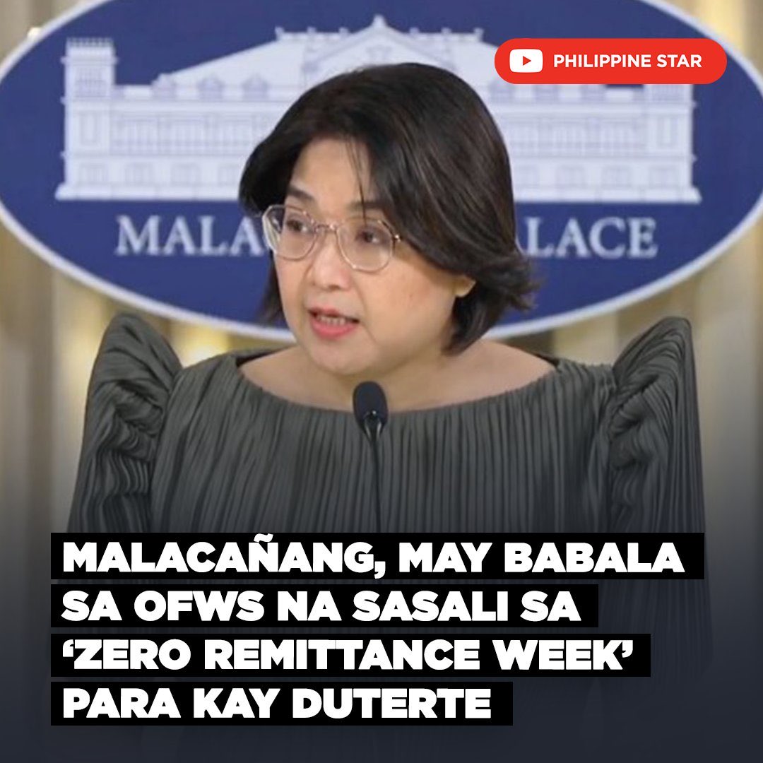 DelaCruz_M311's tweet image. Para sa mga #ProDuterte #SolidDDS #AntiCriminality #AntiCorruption at mga taong galit sa Droga na Overseas Filipino #ZeroRemittanceWeek simula Biernes Marso 28, 2025 hanggang Abril 4, 2025 

Ang unggoy na gobyerno ang dapat matakot hindi sila ang dapat manakot 🙊
ctto