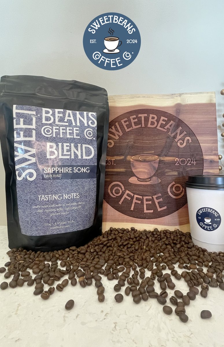 SBCoffeeCo's tweet photo. Discover a world of flavor in every cup:

+ Morning Sky - A light roast that brightens your day with delicate notes
+ Blue Velvet - A smooth medium roast with hints of apple and subtle sweetness
+ Sapphire Song - A bold dark roast for those who love depth and intensity https://t.co/8pvQ5mFdhf