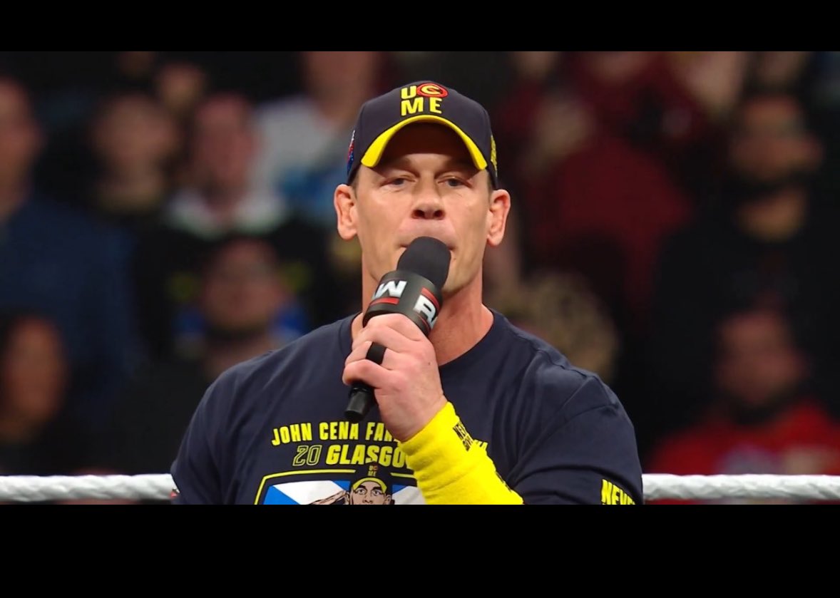 WrestleOops_'s tweet photo. The Child from the @JohnCena promo is allegedly suing the @WWE for using his likeness during last nights Monday Night Raw. 

His lawyer claims that Cena caused the child irreversible mental damage that will require multiple therapy sessions from Dr. Shelby. 

#WWERaw https://t.co/xHtYCW1ZRy