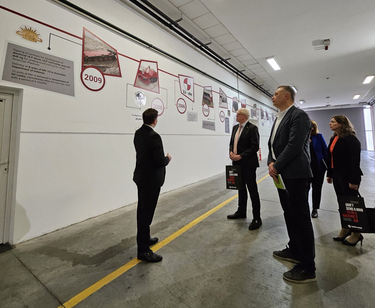 AusAmbCroatia's tweet image. An amazing tour of @DOKING_Ltd production facilities to gain firsthand insights into their cutting-edge technology.
We look forward to seeing the relationship between DOK-ING and Australia grow.
@VladaRH @MVEP_hr