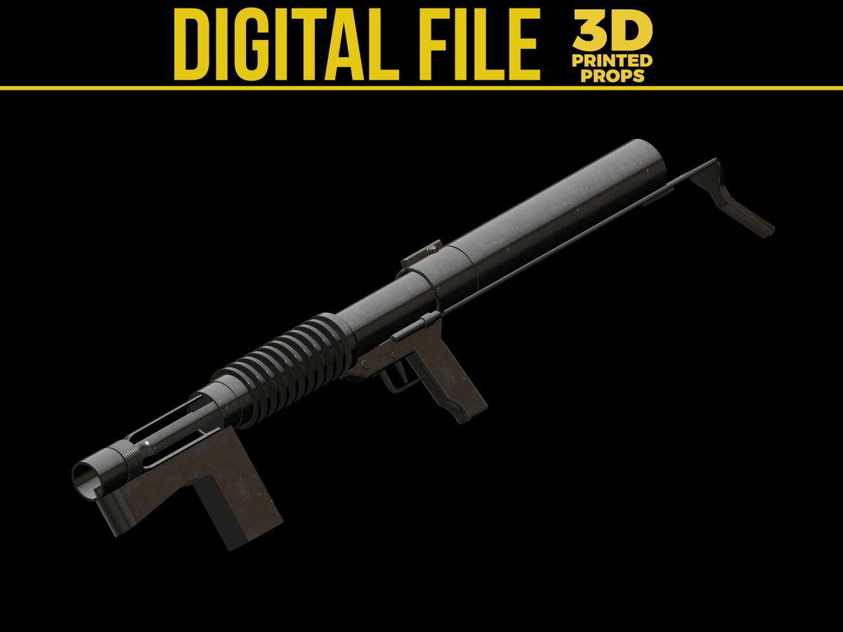 3DPrintedProps's tweet image. New File UP!🔥
bit.ly/4c0nfUp
So I love horror movies & this prop is from one of my favorite classic flicks, Planet of the Vampires!
This is something I love about modeling & 3D printing. I thought, I'm going to model that gun. And bang, modeled it and 3D printed it.