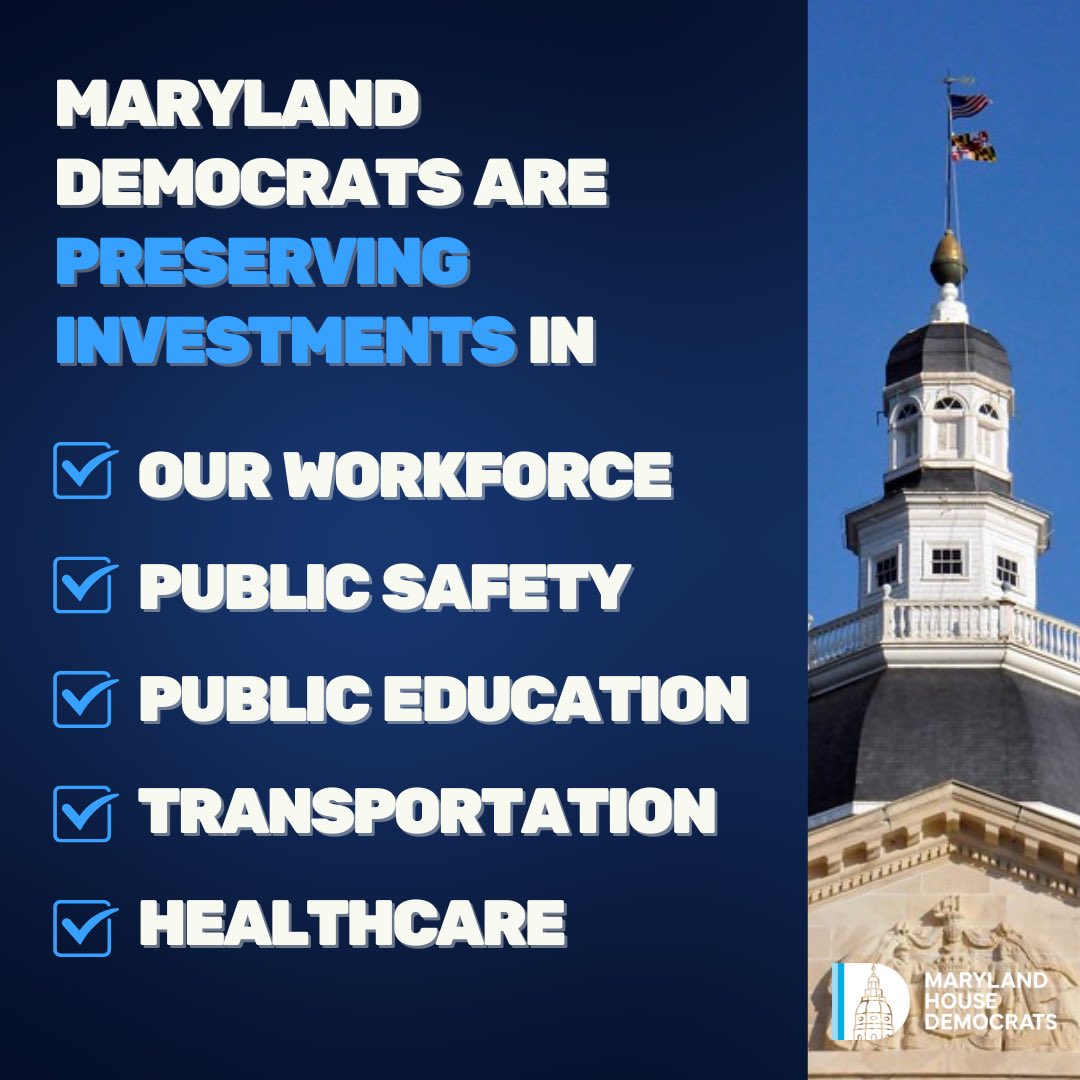 LCharkoudian's tweet image. In a very challenging year, we are moving a budget that reflects our values and protect Marylanders. #mdga25 #working4md #fighting4md @mdhousedems