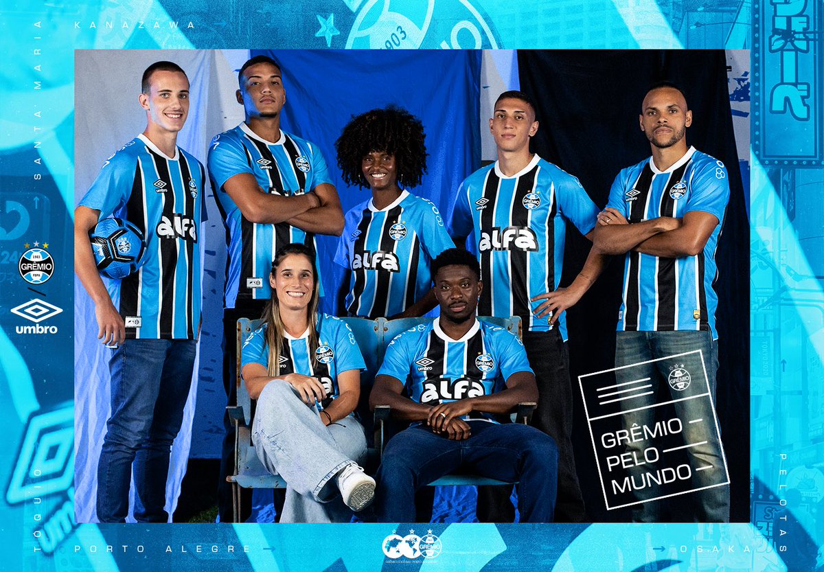 Gremio's tweet photo. COM O GRÊMIO, ONDE O GRÊMIO ESTIVER! 🇪🇪🌎 Pelos quatro cantos do mundo, sempre tem um gremista apaixonado pelas três cores. O novo manto de 2025 representa este sentimento que ultrapassa fronteiras e alcança lugares inimagináveis.

Leia mais detalhes: https://t.co/PpZrpwcMiR https://t.co/gncUBn4O8u