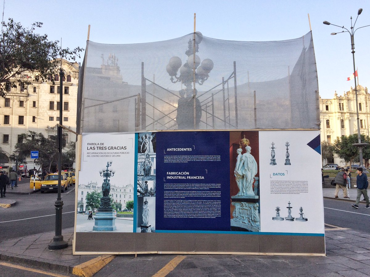 Juma1973's tweet photo. LA IMPORTANCIA DE UNA INFORMACIÓN ADECUADA AL TURISTA. Se vienen realizando trabajos de "mejoramiento" en la Plaza Matriz y plaza contigua. Como se sabe esta es una zona turística importante muy visitada. 
@pedrospadaro @MinCulturaPe @MINCETUR https://t.co/3YYwxZO26T