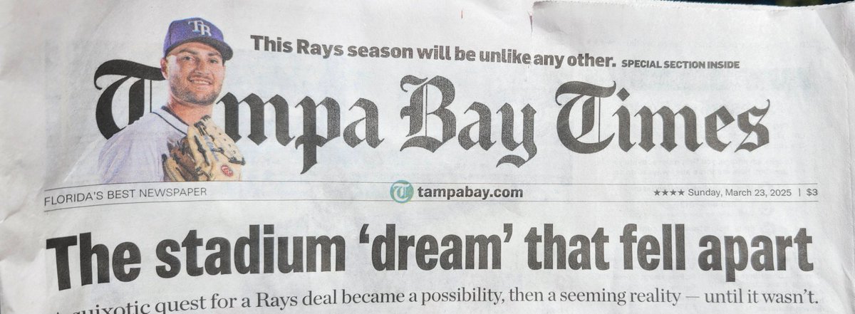 St Petersburg loses deal to keep Rays in town. Have to wonder why they're spending millions to refurbish Tropicana Field?
