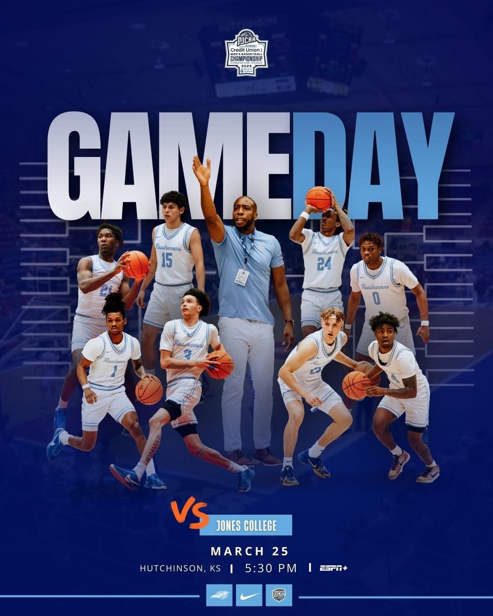 Angelina College will be taking on Jones College today in the NJCAA Sweet Sixteen! Tip off is set for 5:30PM on ESPN+
Let’s lock in Runners and take care of business 😤💪🏾 RUN “EM”