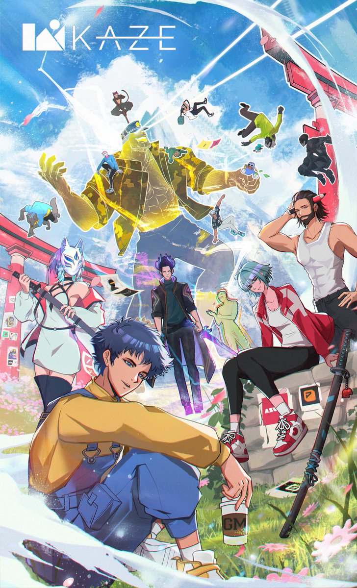 My submission for  #PixelvsPixel  Art Competition including all PFP~

Inspired by KAZE Shrine ⛩️

Thank you so much for this amazing opportunity <a href="/KazeCreations/">Kaze</a> ✨