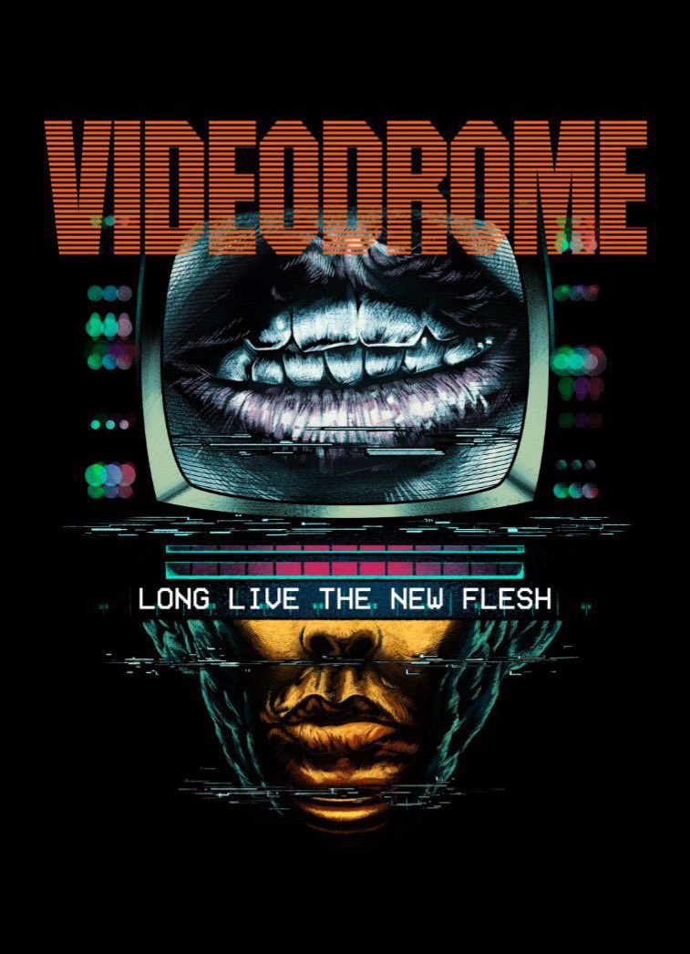 ‘Videodrome’  📼

Artist: Jared Boyer  🖤
