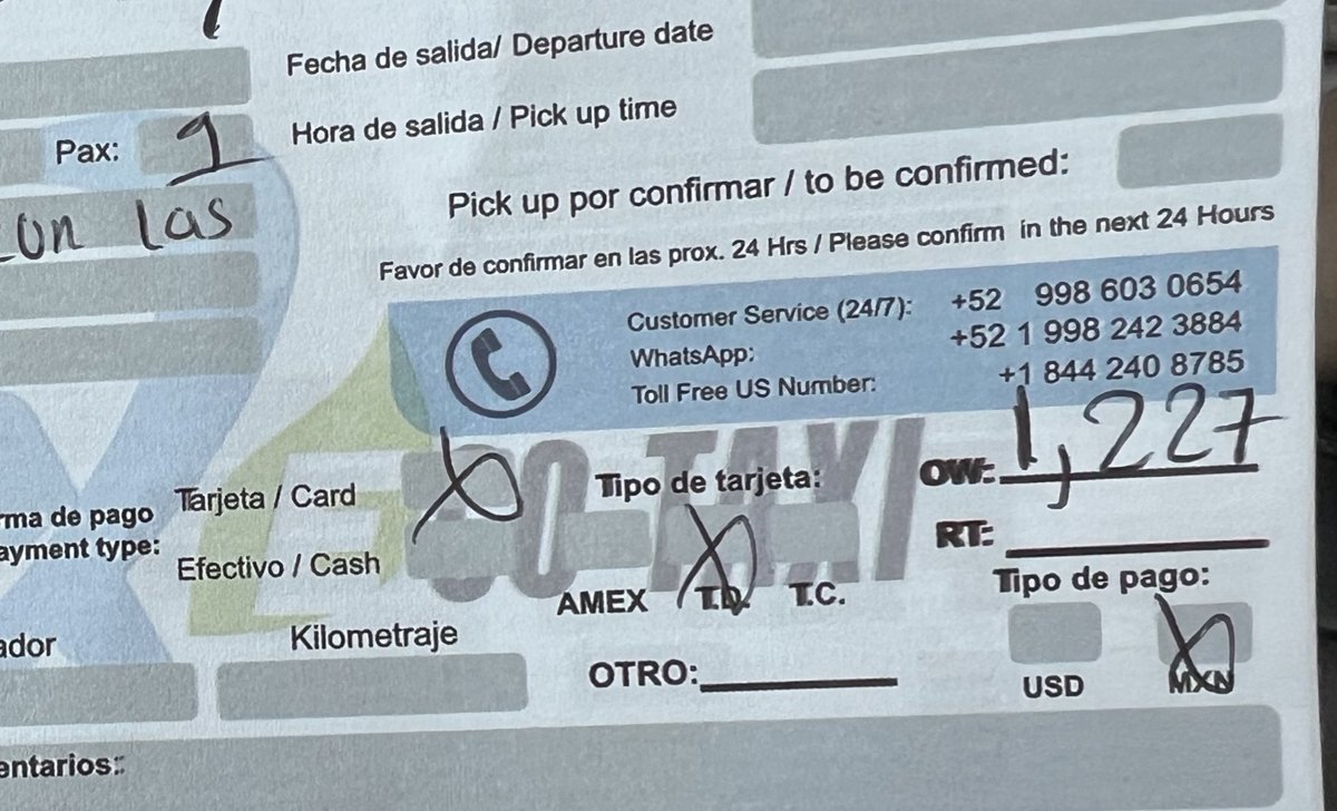 ¡¿Qué pedo con las tarifas de taxis en Cancún?!