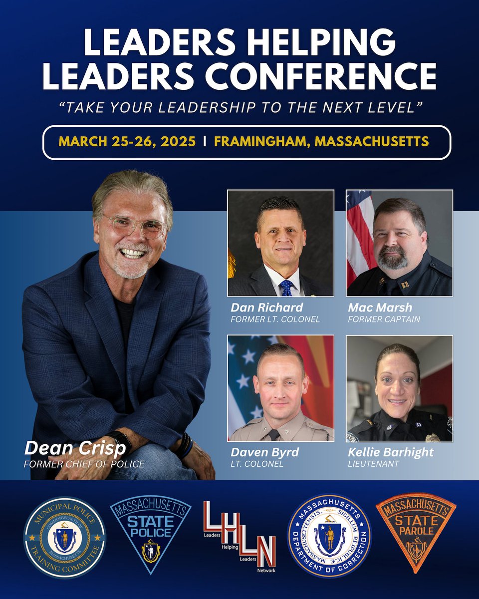 Today marks the first day of our Leadership Conference in Framingham, MA sponsored by MPTC, Mass State Police, Mass State Parole, and the Mass Dept. of Corrections. We are so excited and cannot wait to share all the amazing moments!

#Leadership #Massachusetts #Conference
