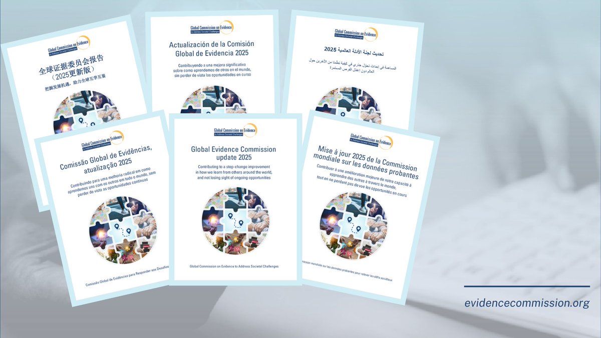 The Evidence Synthesis Infrastructure Collaborative offers the potential to make freely available what we have learned from around the world, including how it varies by groups and contexts. Learn more in Update 2025 ow.ly/qkCW50VkGut