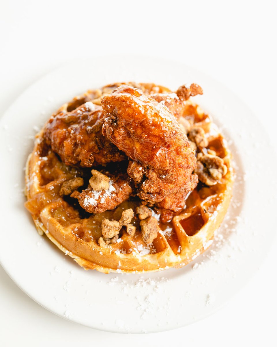 Waffles deserve the spotlight—especially on Waffle Day! 🧇✨ Meet our Chicken &amp; Waffles, starring on the new Sunday Brunch Menu launching April 6.