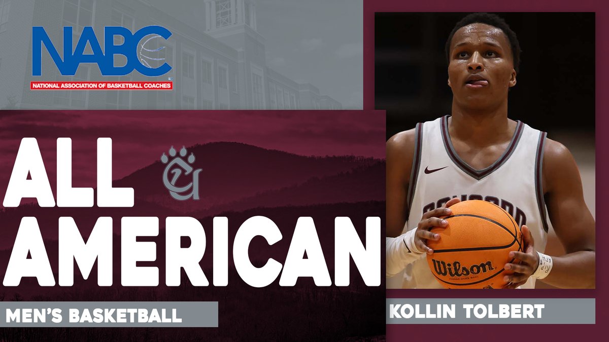 Kollin Tolbert becomes the 7th All-American in <a href="/CU_MBB/">Concord Basketball</a> history after a selection by the <a href="/NABC1927/">NABC</a>.
