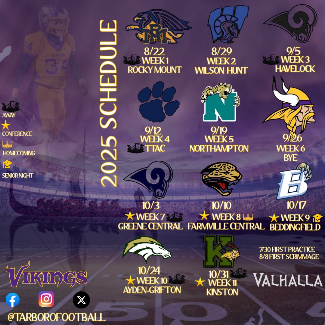 2025 Schedule