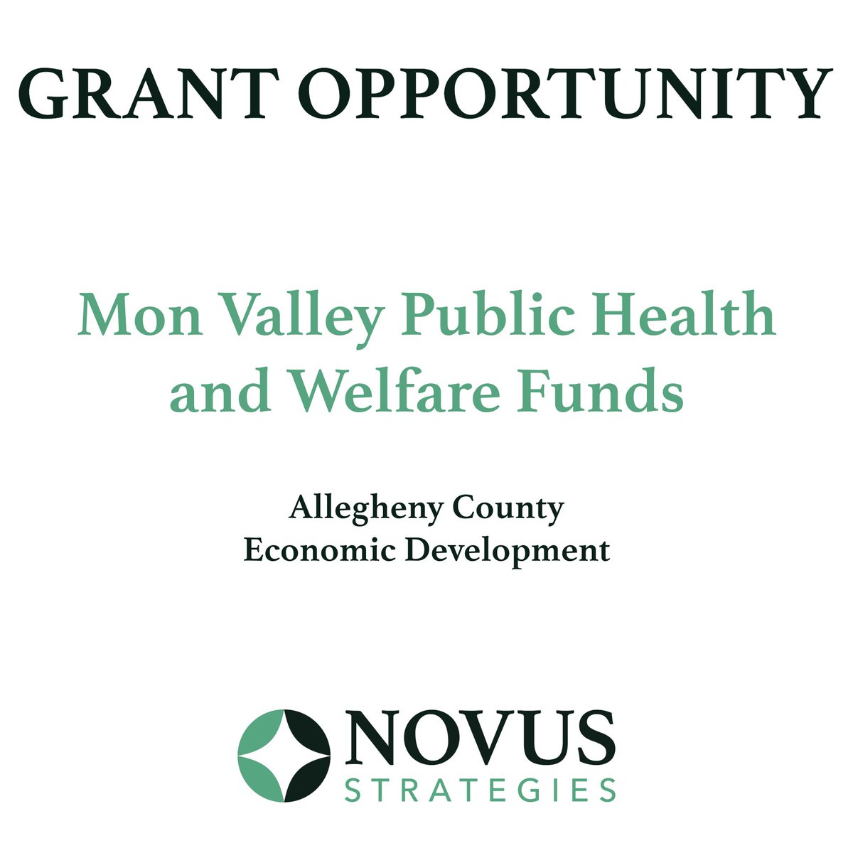 Novus_Strat's tweet photo. 🚨Now open: Mon Valley Public Health &amp; Welfare Funds through @Allegheny_Co Economic Development!

Nonprofits in eligible Mon Valley communities can apply for grants to improve public health &amp; air quality.

🗓️Apply by 5/23/25

🔗Details: https://t.co/uT3vLHLTrJ
#MonValley #Grants https://t.co/8AkvGvBqI8