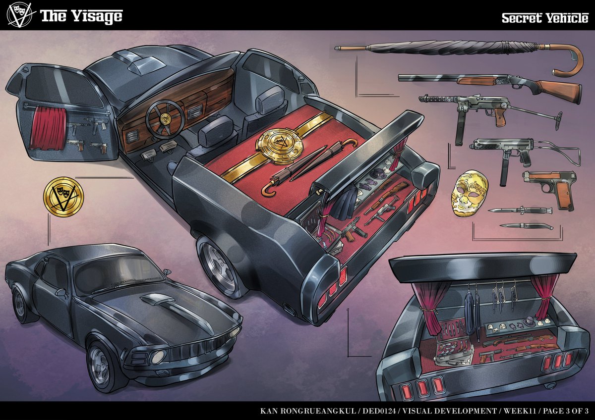 ArtofSilentBird's tweet image. [Part 2] The Visage

Agent and the car design for the project &apos;The Visage&apos;

#conceptart #conceptdesigner #conceptartist #characterdesign #conceptdesign #characterart #thevisage #environmentconceptart #EnvironmentDesign #cutaway #assassin #spy #agent