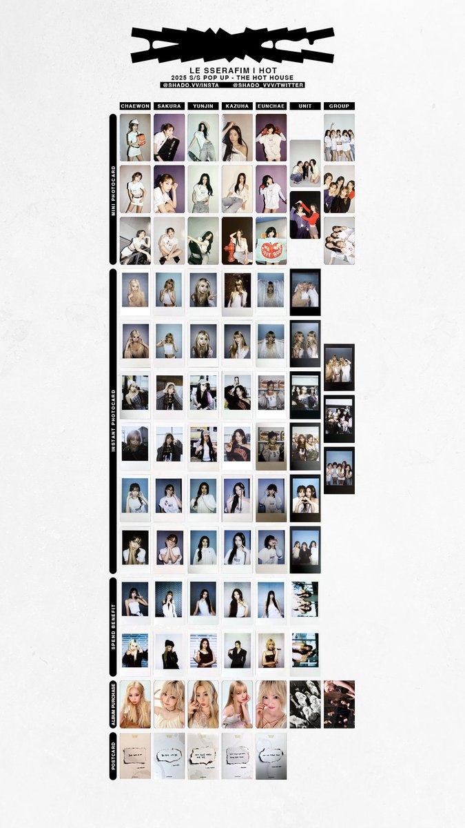 ぱるるん様♡ありがとうございます♡ V | maker of le sserafim photocard templates!! on X: 