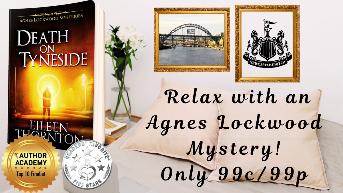 ONLY 99c/99p
Death on Tyneside
books2read.com/u/mVRJnl

★★★★★ - "I couldn't put this one down once I started it... Kept me guessing the whole time, right up to the end."
★★★★★ - " An exciting, satisfying murder mystery!"

#Newcastle #NextChapterPub #EileenThornton