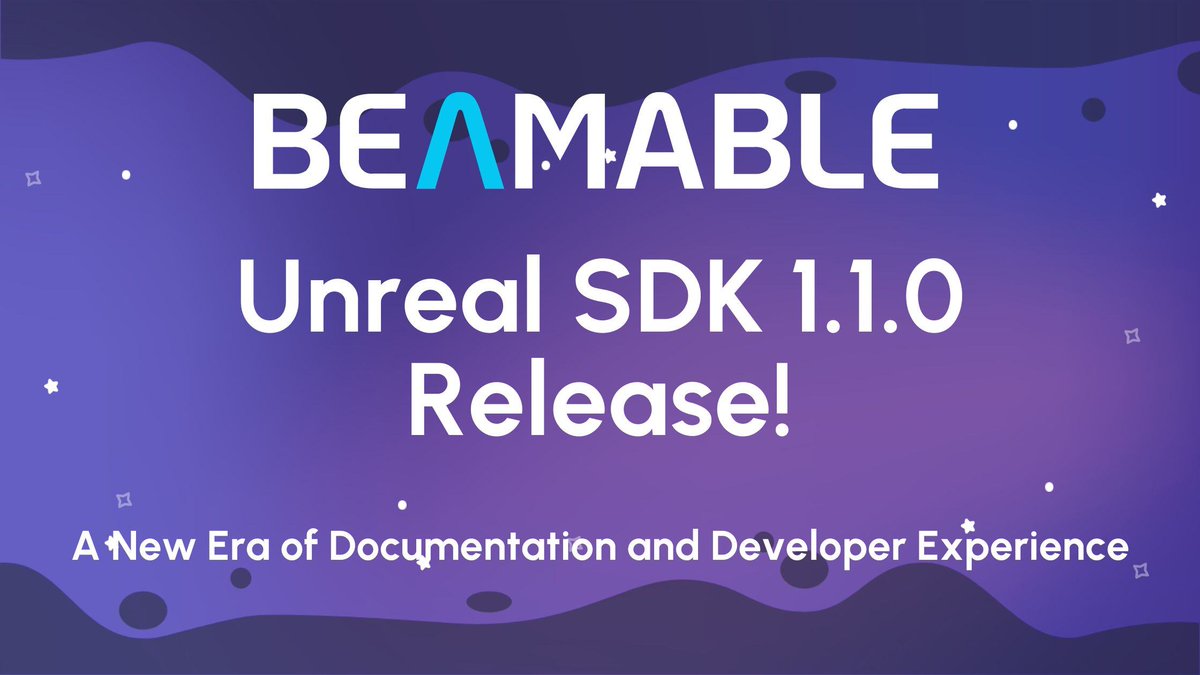 🚀 Beamable Unreal SDK 1.1.0 is here! 🚀

We just hit a huge milestone – Unreal SDK 1.1.0 is live, bringing new capabilities and a major documentation overhaul to supercharge your development workflow.

✨ What’s new?
 🔹 A sleek, MkDocs-powered theme with light/dark mode
 🔹